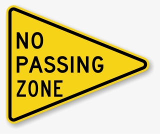 No Passing Zone - No Passing Zone Sign Clip Art