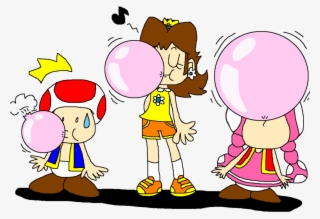 Vector Royalty Free Download Toad Toadette And Daisy - Toadette Bubblegum