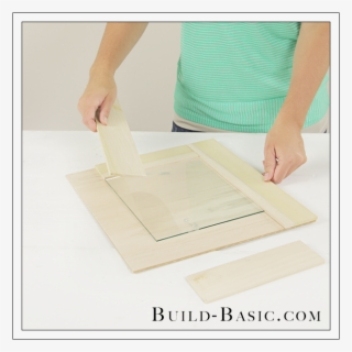Diy Burlap Picture Frame By Build Basic Step 1 - Plywood