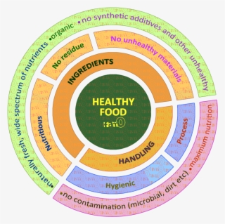Healthy Food Concept - Circle