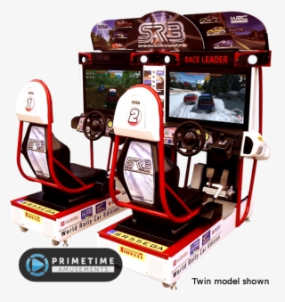 Sega Rally 3 Standard, Twin Model By Sega Amusements - Sega Rally 3 Arcade Cabinet