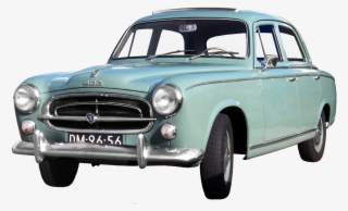 #car #pastelblue #pastel #vintage #retro #old #vehicle - Peugeot 403