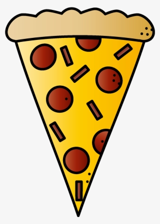Clipart Of Pizza, If And Breathing - Pizza Triangle Clipart