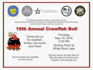 19th Annual Crawfish Boil - Emblem