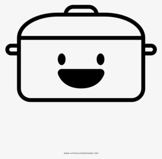 Cooking Pot Coloring Page - Coloring Book