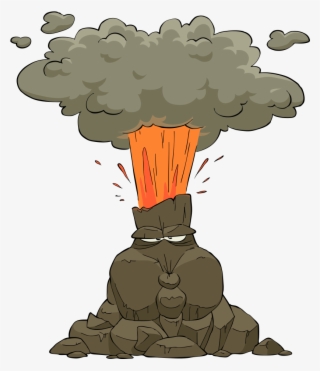 Clip Art Black And White Download Eruption At Getdrawings - Cartoon Volcano Eruption