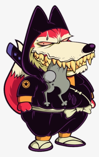 Gray Wolf Transprent Png - Cartoon Werewolf
