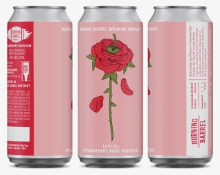 Strawberry Blossom 3 Can Mockup - Bottle