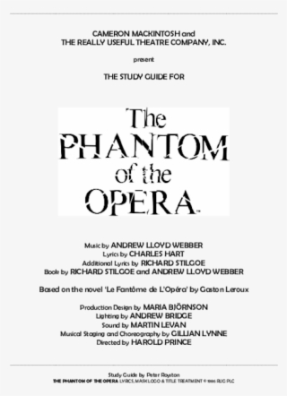 Pdf - Phantom Of The Opera