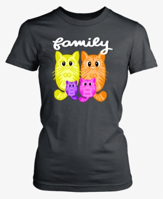Fluffy Cat Family - Team Together Everyone Achieves More Shirt