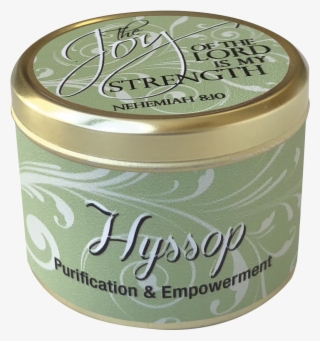 Hyssop Scripture Candle