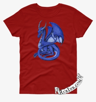 resting blue dragon women's shirt - shirt