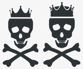 Skull Clipart Queen - Caution Sign Death