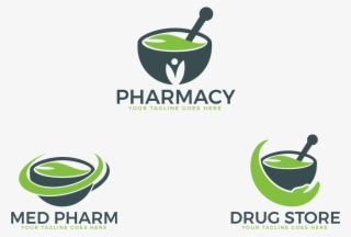 Pharmacy Medical Logo Design Set - Graphic Design