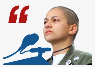 And Why We Need To Talk About Angry Activists - Emma Gonzalez Transparent