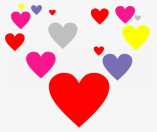 Floating Hearts Png - Heart Png Different Colors