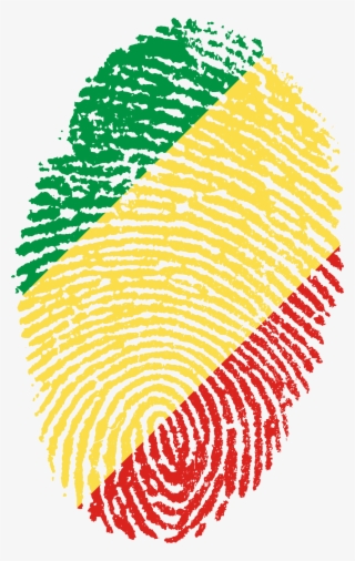 Congo Flag Fingerprint Country 654981 - Trinidad And Tobago Finger Print