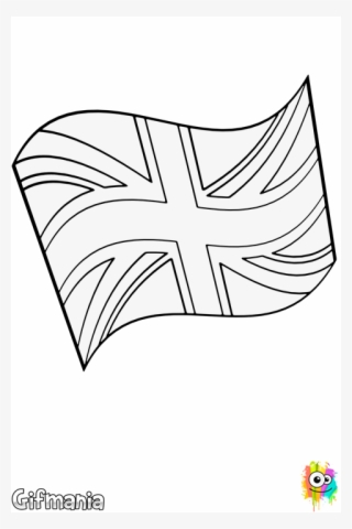 Learn The Flag Of United Kingdom By Coloring Pages - Bandera De Estados Unido Para Dibujar