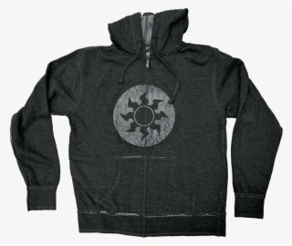 Raw Edge Hoodie White Mana
