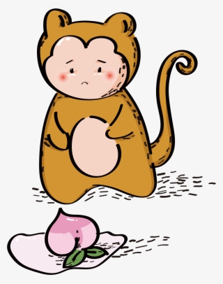 Animal Macaquinho Criança Desenho Animado Png E Imagem - Cartoon