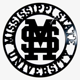 Southern Interlocking Ms Inside Circle Of Mississippi - Mississippi State Baseball Logo