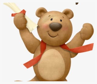 Graduation Clipart Bear - Teddy Bear Graduation Cartoon