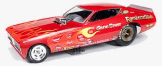 '71 Dodge Charger Gene Snow Rambunctious Funny Car - Autoworld Diecast Funny Cars Dodge Charger