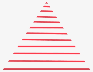 Triangle Sticker - Christmas Tree