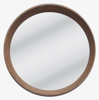Oak Frame Bevel Mirror