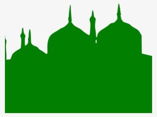 Mosque Clipart Green - Mosque Silhouette