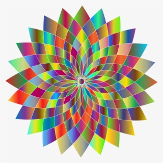 This Free Icons Png Design Of Prismatic Abstract Flower