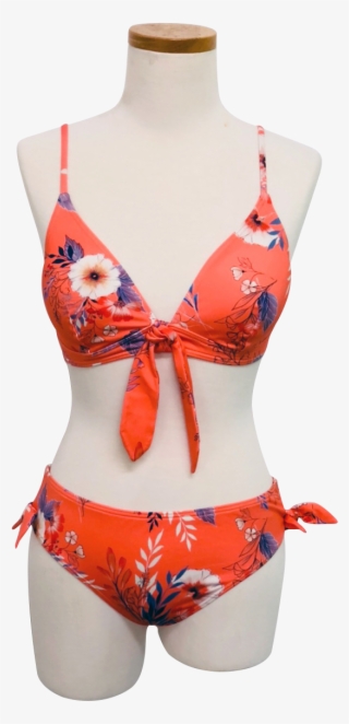 Women's Tie Front Bralette Bikini - Lingerie Top