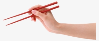 Share This Image - Hand Holding Chopsticks Png
