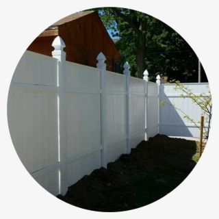 White Vinyl Fence - Fence