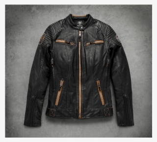 Leather Womens Harley Jacket