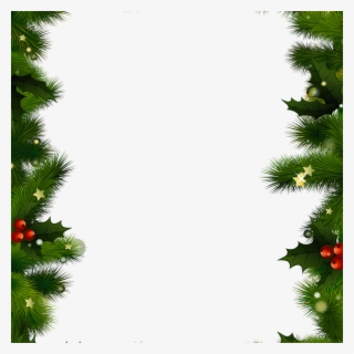 Christmas Tree Free Borders And Frames Border Astonishing - Transparent Christmas Frame Png