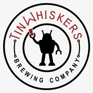 Tw Badge Black Transparent Background 300dpi - Tin Whiskers Brewing Logo