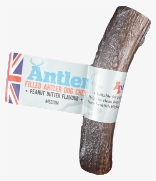 Peanut Butter Filled Antler - Wood