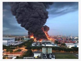 Huge Fire Breaks Out At Waste Management Plant In Tuas - Tuas View Circuit Fire