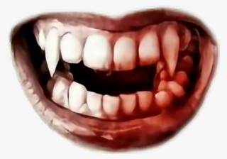 #ftestickers #mouth #teeth #bloody #filter #overlay - Bloody Mouth With Teeth