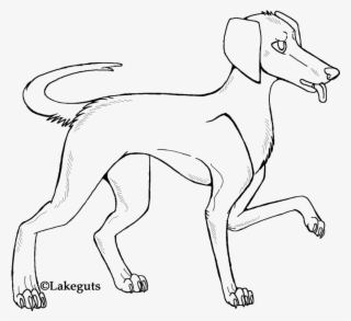 Dog Ears Png - Line Art