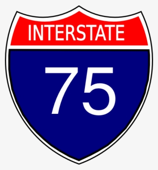 I-75 Sign Clip Art - Interstate 75 Highway Symbol