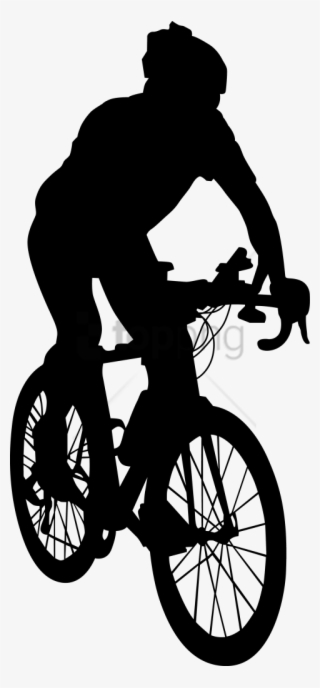 Free Png Riding Bike Silhouette Png Image With Transparent - Cyclist Silhouette Png