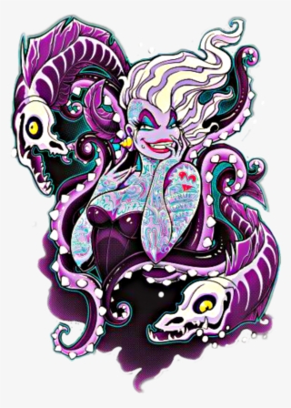 Ursula Sticker - Disney Ursula Pin Up