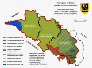 Silesia 1825-1950 - Map