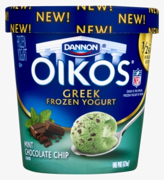 Dannon® Oikos® Mint Chocolate Chip Greek Frozen Yogurt - Dannon Salted Caramel Frozen Yogurt