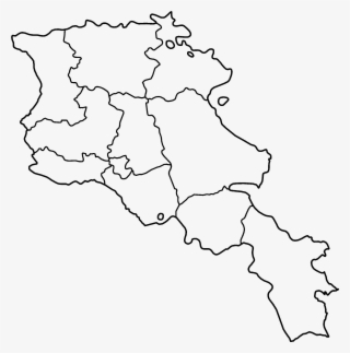 Armenia Provinces Blank - Armenia Map Blank