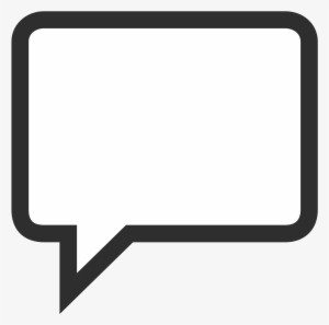 Square Clipart Speech Bubble - Speech Bubble Emoji Png