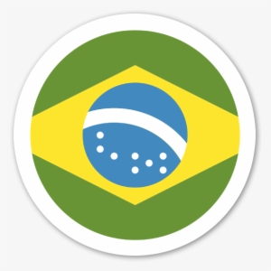 Brazil Flag Sticker - Brazil Flag Emoji