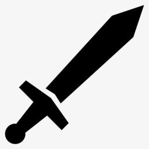 Sword Icon - Black Sword Png